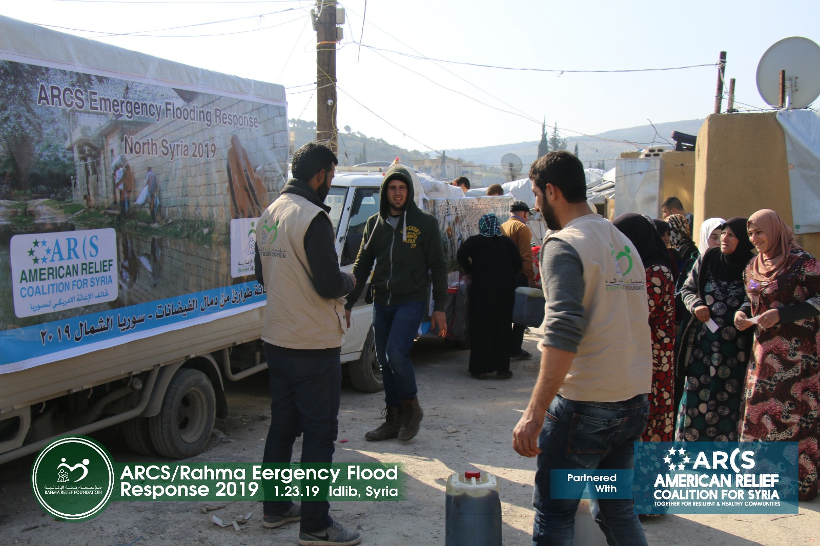 ARCS-Rahma aid delivery in N Syria