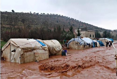 Photo of Flooded Camp in N Syria